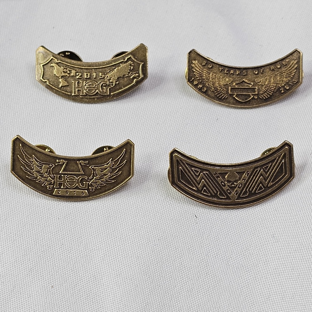 Lot Of 4 Harley Davidson Hoge Pins